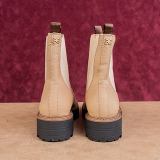Sam Edelman Women Laguna Sesame Comfortable Chelsea Suede Boots sz 9.5