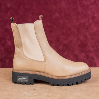 Sam Edelman Women Laguna Sesame Comfortable Chelsea Suede Boots sz 9.5