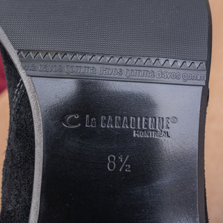 La Canadienne Saint Women Stretch Black Leather Knee Riding Equestrian Boots 8.5