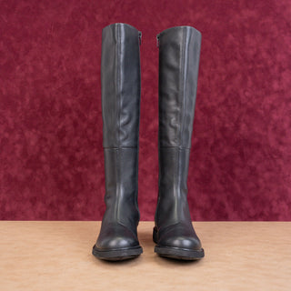 Camper Wmn Neuman Black Leather Stretch Riding Equestrian Boots 5.5-6US EUR 36