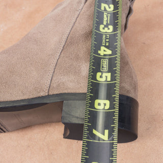 La Canadienne Women Klive City Dry Taupe Suede Zip Ankle Dress Boots sz 7.5