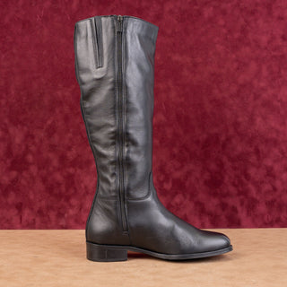 La Canadienne Women Sasha Leather Waterproof Equestrian Riding Knee Boots sz 8