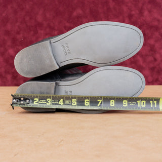 Frye & Co Women Black Leather Back Zip Riding Equestrian Knee Boots sz 8