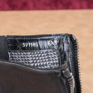 Aquatalia Women Black Leather Front Zip Fashion Dress Pointy toe Boots sz 6.5