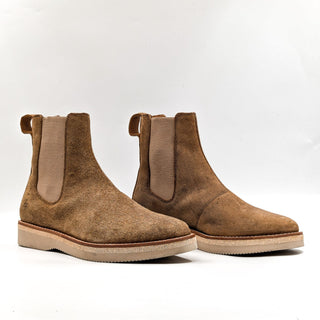 Rag&Bone Men Bedford Distress Tan Suede Vibram Sole Chelsea Boots size 11US EUR44