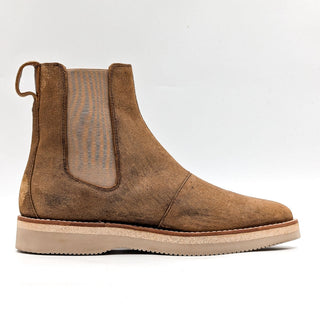 Rag&Bone Men Bedford Distress Tan Suede Vibram Sole Chelsea Boots size 11US EUR44