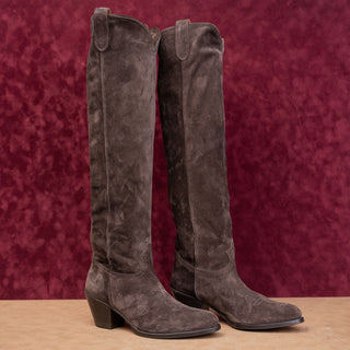 Polo by Ralph Lauren Women Cowboy Modern Western Boho Brown Boots sz 8.5