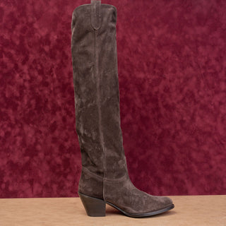 Polo by Ralph Lauren Women Cowboy Modern Western Boho Brown Boots sz 8.5