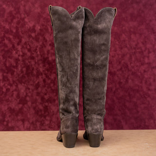 Polo by Ralph Lauren Women Cowboy Modern Western Boho Brown Boots sz 8.5