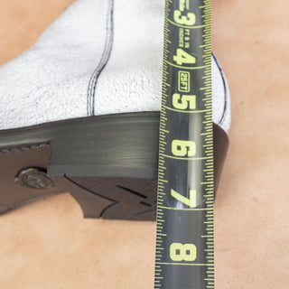 Milwaukee 1000 Mile Men White Distress Leather Welt Construction Ankle Boots 9