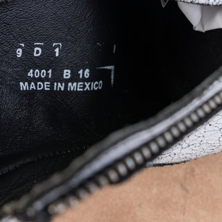 Milwaukee 1000 Mile Men White Distress Leather Welt Construction Ankle Boots 9