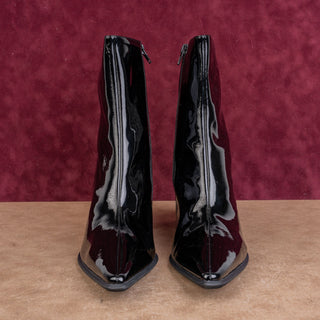 Jeffrey Campbell Siren Y2K Patent Leather Pointy Toe Fashion Boots Sz 9.5