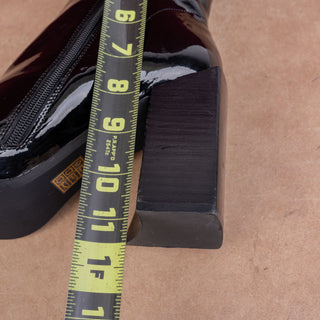 Jeffrey Campbell Siren Y2K Patent Leather Pointy Toe Fashion Boots Sz 9.5
