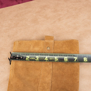 Barbour Women Carotto Wheat Suede Western Boho Cottage Knee Boots sz 7US UK5
