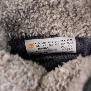 Timberland Women Amston Earthkeepers Black Nubuck Wedge Lined Boots sz 6.5