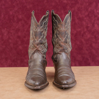 Ariat Women Heritage Brown Leather Western Cowboy Mid Calf Boots sz 7