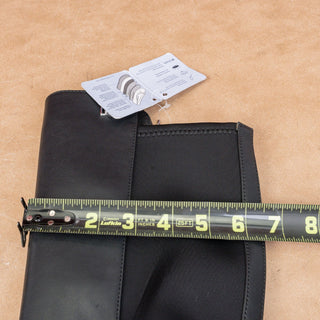 Aerosoles Women Trapani Black Fabric Comfortable Zip Riding Knee Boots sz 7