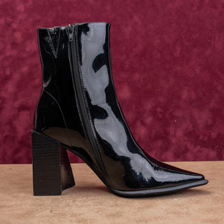 Jeffrey Campbell Siren Y2K Patent Leather Pointy Toe Fashion Boots Sz 8.5