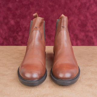 Vagabond Women Brown Leather Slip-on Ankle Fashion Chelsea Boots Sz 9US EUR39