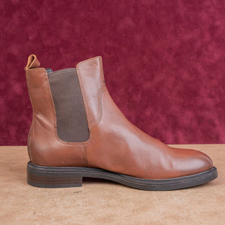 Vagabond Women Brown Leather Slip-on Ankle Fashion Chelsea Boots Sz 9US EUR39