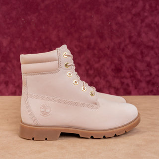 Timberland Women Rugby Light Pink Linden Woods 6inch Waterproof Boots sz 7.5