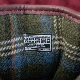 Keen Women Betty Burgundy leather Zip Waterproof Winter Boots sz 6