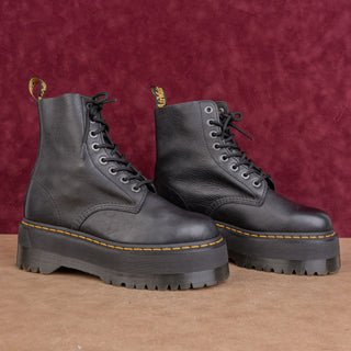Dr Martens Women Pascal Max Leather Festival Platform Party Combat Boots sz 10