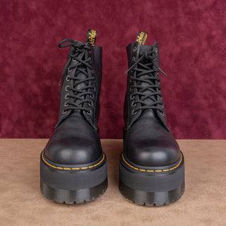 Dr Martens Women Pascal Max Leather Festival Platform Party Combat Boots sz 10