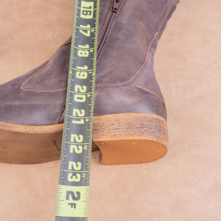 Free People Women Brown Leather Classic Western Pointy toe Boots 8.5US EUR 38.5