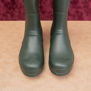 Hunter Men Original Short Green Farm Wellies Rubber Rain Boots 11US EUR44