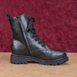 DKNY Women Romilly Vegan Leather Lace-up Zip Ankle Combat Boots sz 11