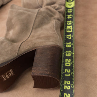 Free People Women Elle Slouch Retro Tall Brown Suede Knee Boots sz 9.5 EUR 39.5
