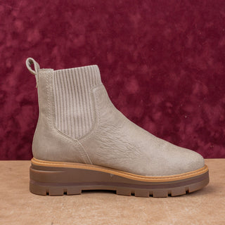 Timberland Women Valley Grey Leather Slip on Ankle Classic Chelsea Boots sz 8.5