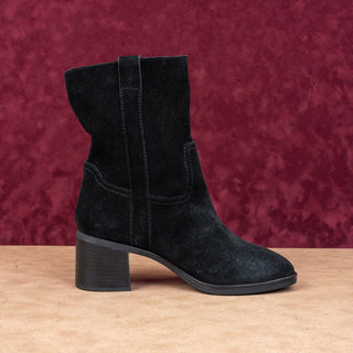 Steve Madden Women Romney Black Leather Western Festival Pull On Boots sz 8.5