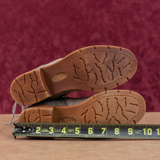 Sofft Women Sharnell Low Distress Grey Suede Back Lace-up Mid Calf boots sz 7