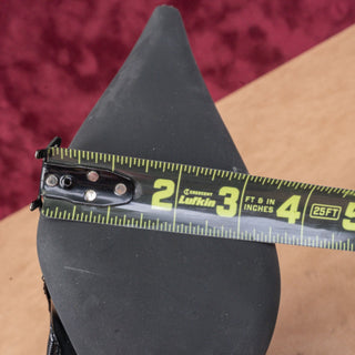 Jeffrey Campbell Women Darling Party Pointy Toe Black Leather Boots sz 11