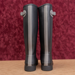 Hunter Women Original Tour Festival Black Wellies Rain Rubber Boots 9US EUR40