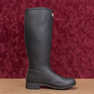Hunter Women Original Tour Festival Black Wellies Rain Rubber Boots 9US EUR40