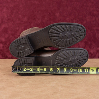 Coach Women Bailey Brown Leather Faux Shearling Riding Knee Boots 11US EUR41