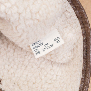 Coach Women Bailey Brown Leather Faux Shearling Riding Knee Boots 11US EUR41