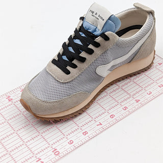 Rag&Bone Women Grey Retro Runner Suede Trainers Sneakers size 6.5US EUR36.5