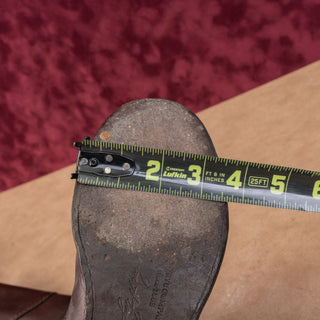 Frye Women Phillip Dark Brown Leather Wide Calf Zip Equestrian Riding Boots 6.5