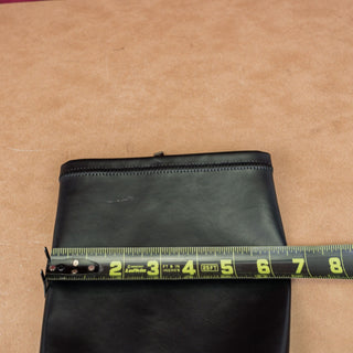 Paul Green Women Mil Black Leather Lug Sole Fashion Tall Boots sz 8.5US AUS 6