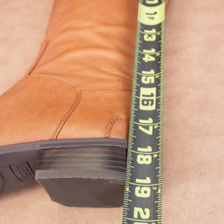 Sam Edelman Women Penny Riding Equestrian Tall Tan Leather Boots size 10