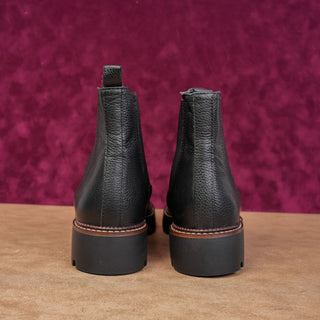 Caslon Women Miller Black Leather Water Resistant Chelsea Boots Sz 13