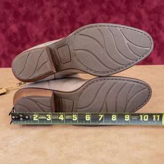 Born Women Wynd Taupe Leather Zip Western Cowboy Ankle Boots sz 9.5