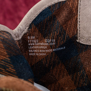 Born Women Wynd Taupe Leather Zip Western Cowboy Ankle Boots sz 9.5