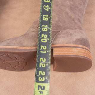 KORK-EASE Women Addison Taupe Distress Suede OTK Comfort Boots Sz 7.5