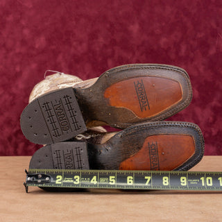 Corral Women Brown Crater Bone Embroidery Western Cowboy Boots sz 5.5