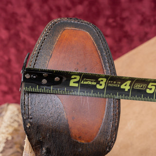 Corral Women Brown Crater Bone Embroidery Western Cowboy Boots sz 5.5